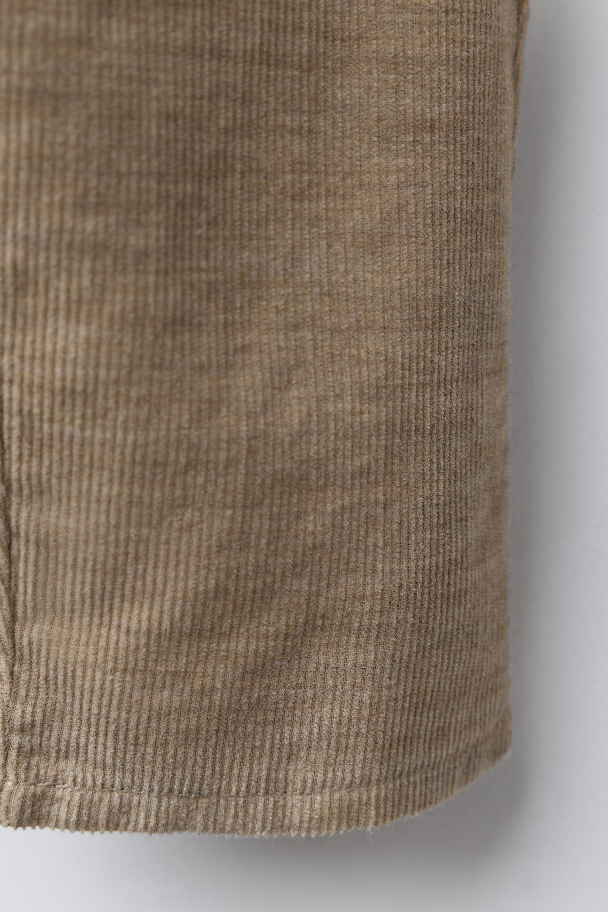 PANTALON EN VELOURS CÔTELÉ FIN DOUBLÉ